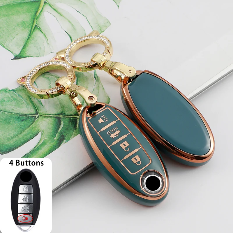 Мягкий чехол для ключа из ТПУ для Nissan Juke Leaf Micra K12 Note Щенячий патруль Qashqai J11 J10 Tiida Versa X-trail Xtrail T32 для Infiniti