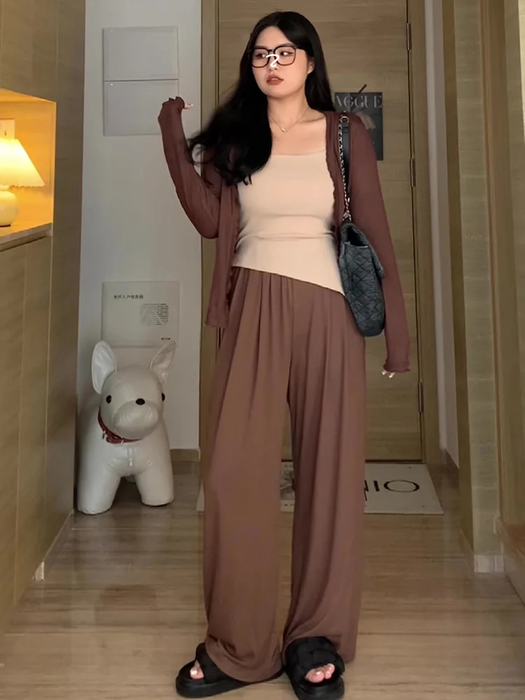 Осенняя одежда новинка женская скрытое мясо комплект из трех предметов для