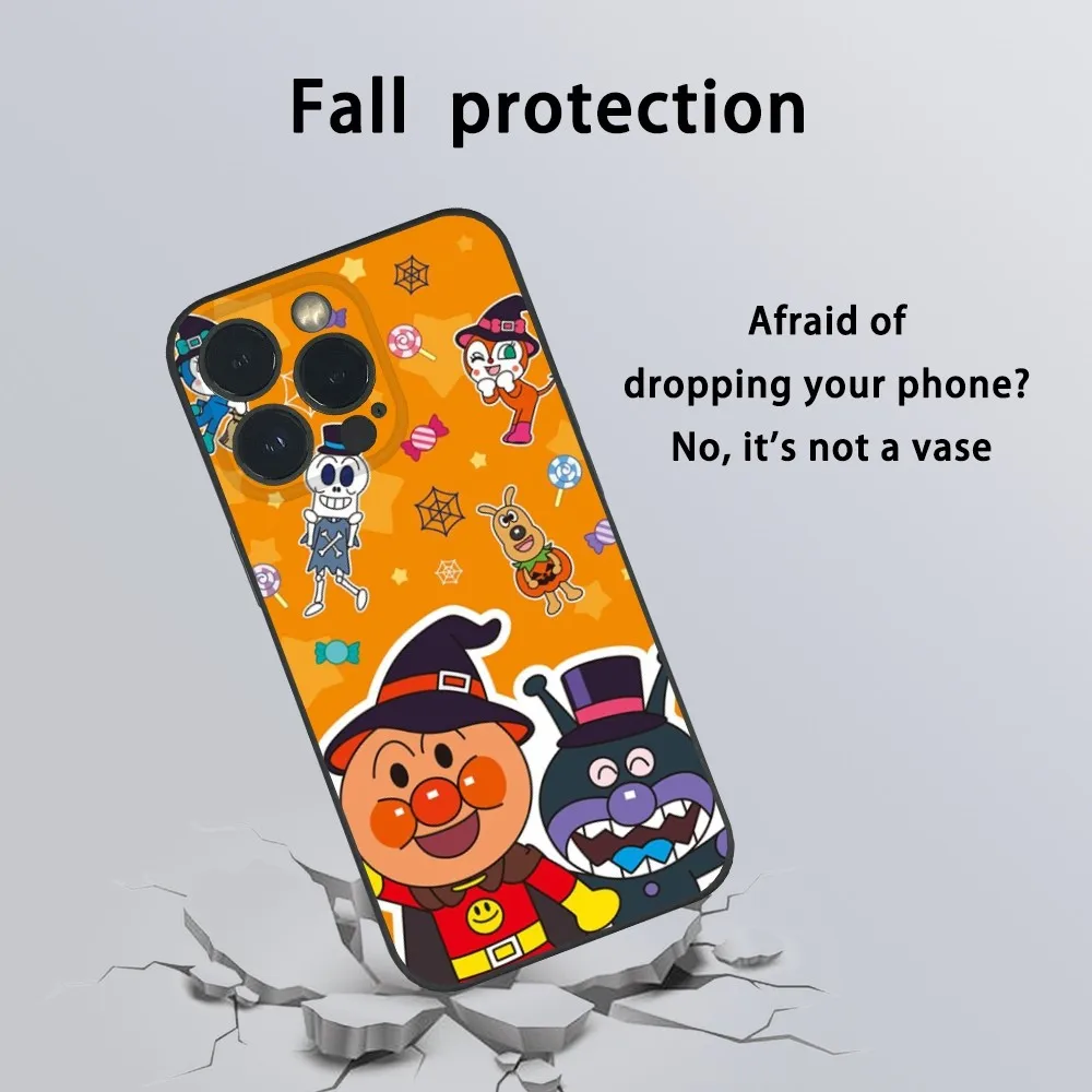 Модный чехол для телефона A-Anpanman с изображением хлеба iPhone 15 14 13 12 11 Pro Xs Max Mini XR X 7 8 Plus