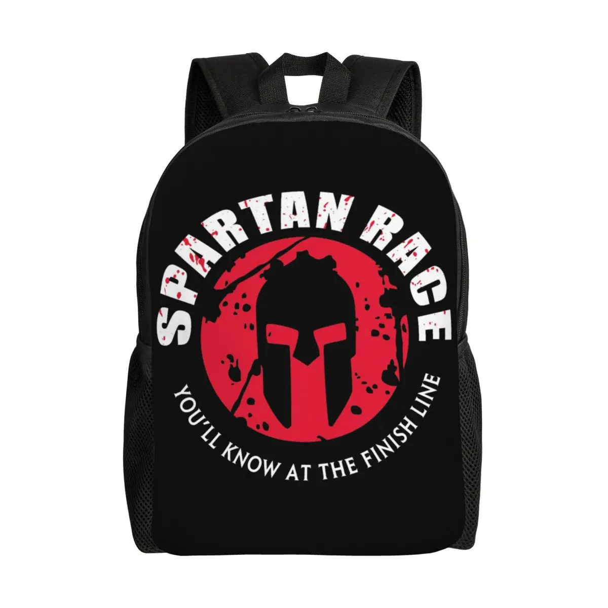 

Spartan Race Sparta Spirit Backpacks for Women Men Waterproof School College Bag Print Bookbag