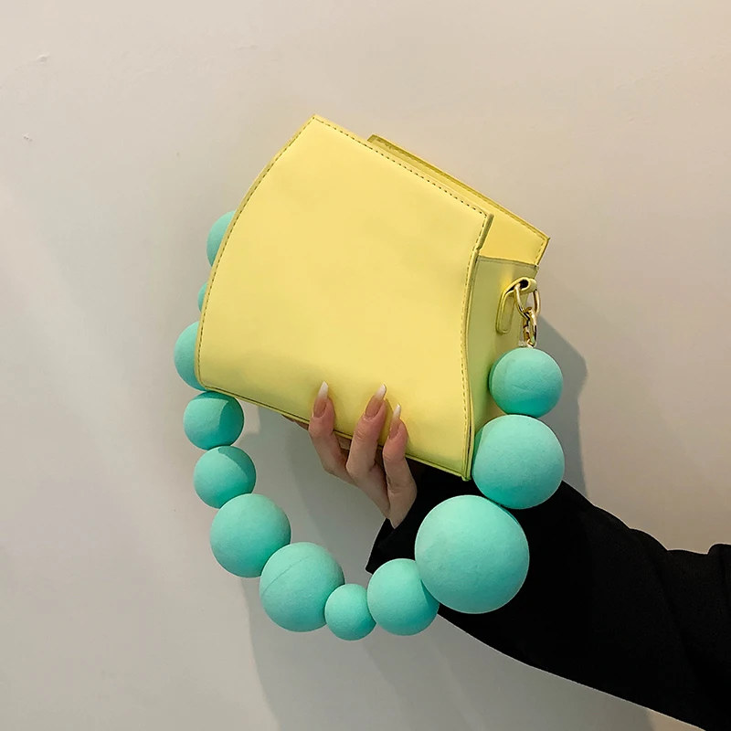 

Летняя уникальная сумка-клатч для подмышек, модный Индивидуальный мессенджер карамельных цветов, маленькая квадратная сумочка, модная жен...