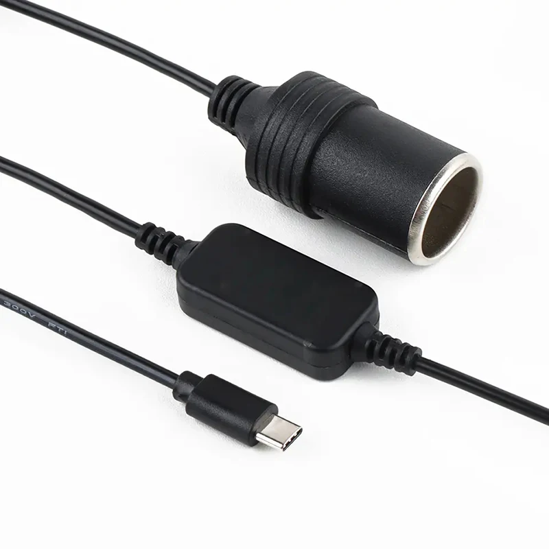 

Гнездо автомобильного прикуривателя, USB Type-C, 5 В до 12 В, 0,67 А, 8 Вт