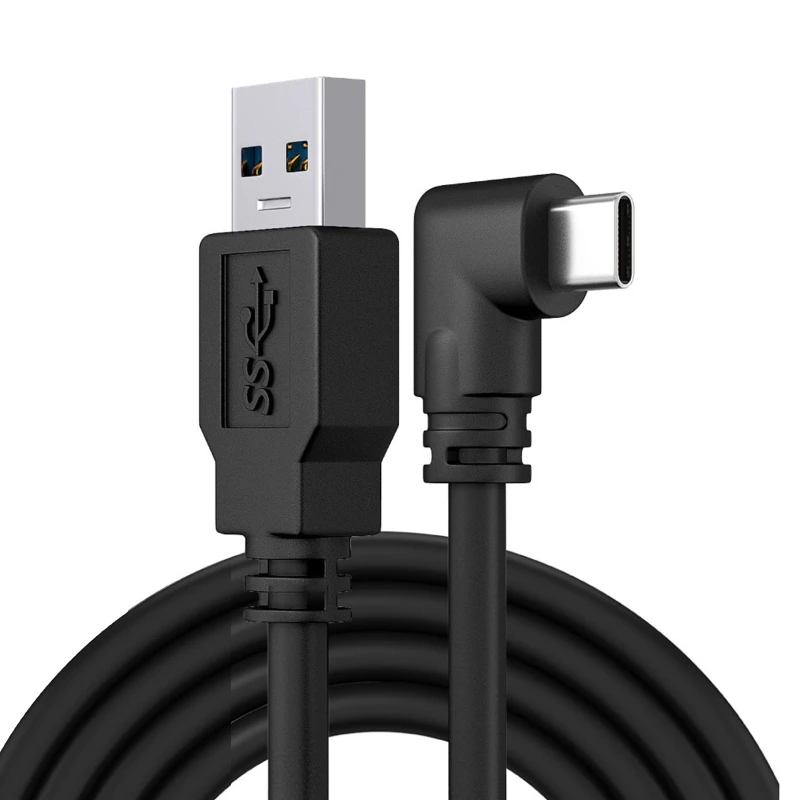 

Прочный Плетеный кабель USB C к USB-проводу/Φ к стандартной линии, совместим с серии Quest, быстрая зарядка