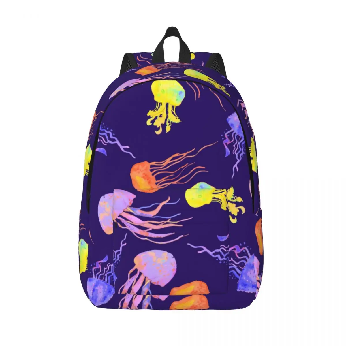 

Colorful Jellyfish Watercolor Sea Pattern Backpack Unisex Travel Bag Schoolbag Bookbag Mochila