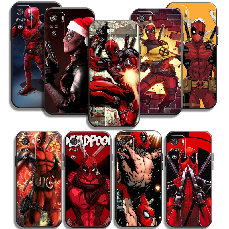 

Marvel Wade Winston Wilson Phone Cases For Xiaomi Redmi 10 Note 10 10 Pro 10S Redmi Note 10 5G Carcasa Back Cover Funda