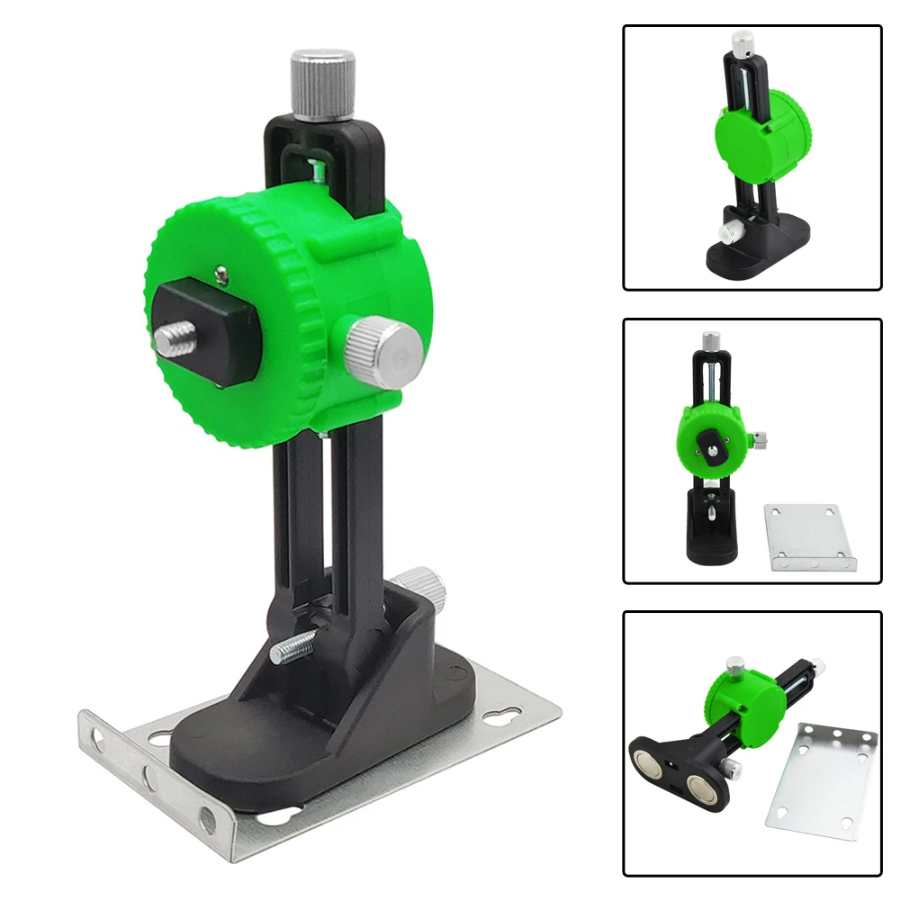 

Level Wall Bracket Wall Mounted Bracket 160*100*60mm Adjustable Black+Green Hanging Bracket Plastics+metal Brand New