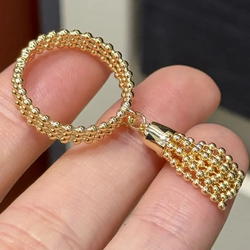 Фото Ювелирные изделия Ayjewelry: Изысканные кольца с кисточками из серебра 925 пробы с принтом черной пантеры и леопарда, роскошные украшения для женщин. №2