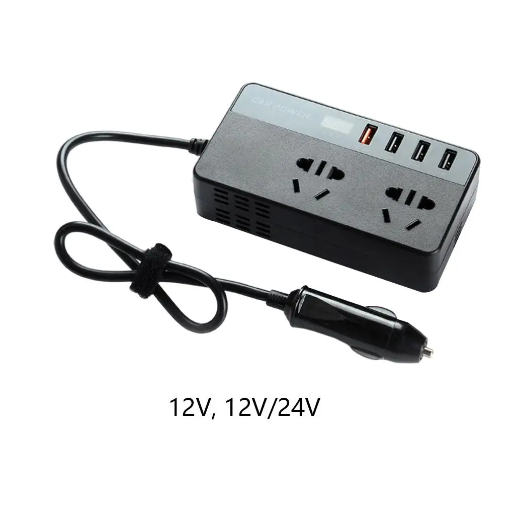 

Автомобильный инвертор с 4 USB-портами, автомобильный переходник USB.0 для стартеров
