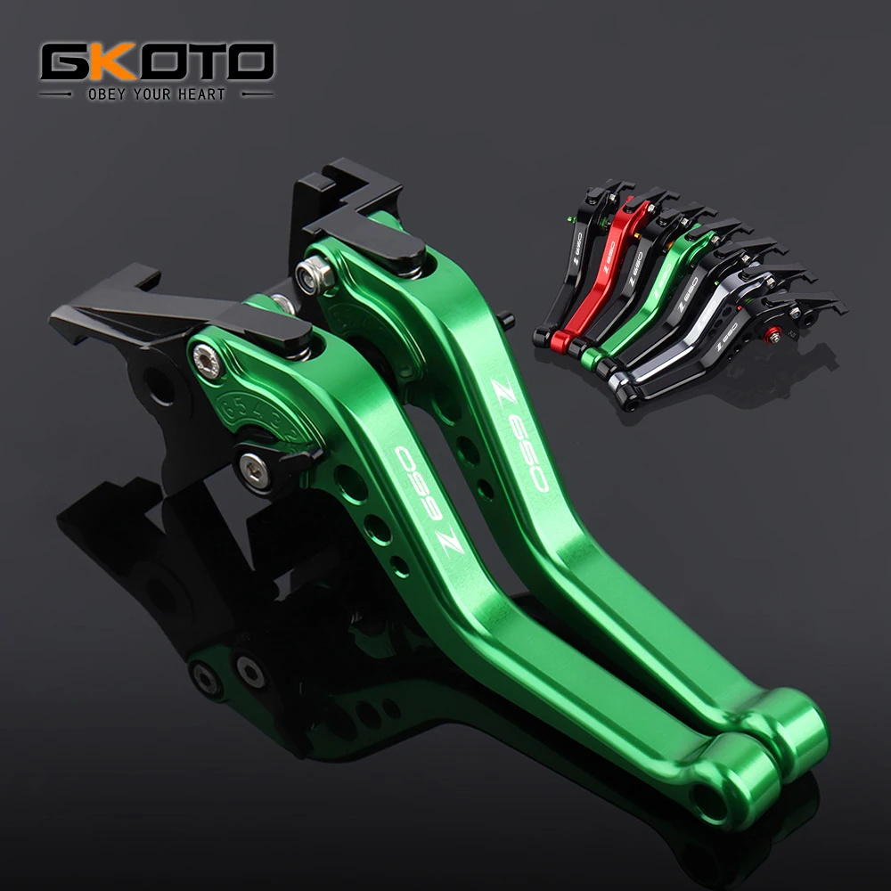 

For Kawasaki Z650 Z 650 2017 2018 2019 2020 2021 2022 Motorcycle Ajustable Short Brake Clutch Levers CNC Aluminum Accessories