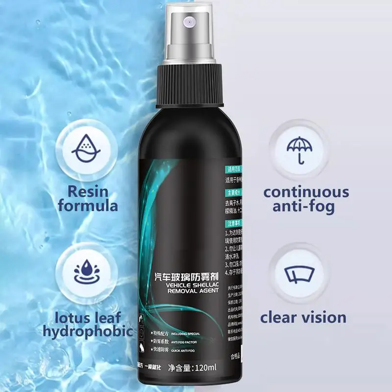 Спрей для окон автомобиля 120 мл длительное время работы
