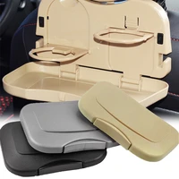 folding car drink cup holder food bracket multifunctional car back rear seat phone holder storage box auto interior accessories
