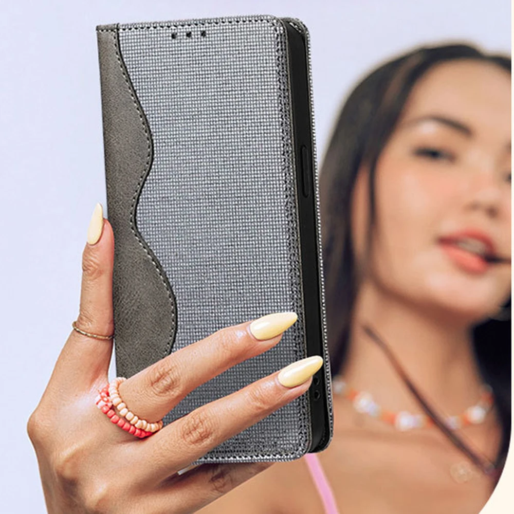 Флип-чехол-кошелек для OPPO Reno 13 Pro 13F 12 12F 11 10 9 8 8T 7 Lite SE кожаный чехол с блокировкой RFID