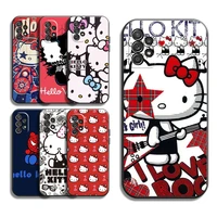 hello kitty cute phone cases for samsung galaxy a31 a32 a51 a71 a52 a72 4g 5g a11 a21s a20 a22 4g back cover carcasa coque