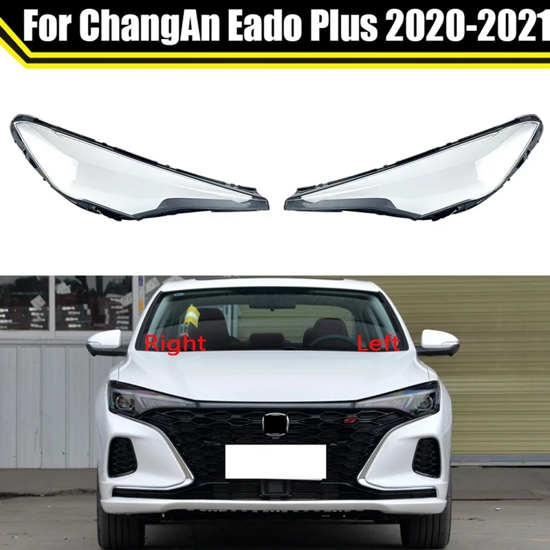 

1 Piece Car Head Light Lamp Cover Headlight Head Light Shade Shell For Changan Eado Plus 2020 2021 Left