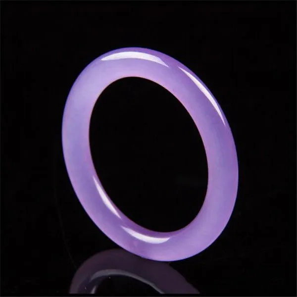 

Natural Quartzite Jade Ice Violet Jade Bracelet Children's Round Popular Joker Bracelet