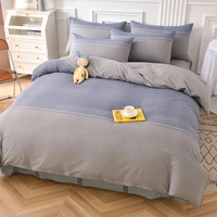 yarn dyed fabric elegant home bedding durable duvet cover soft comfortable fadeless quilt comforter cover queen home textiles