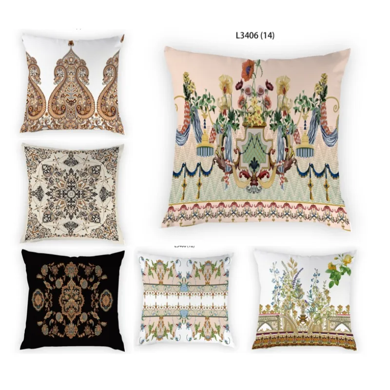 

Flower Fashion Lumbar Pillow Cover Cojines 50x50 Double Sided Home Decor Sofa Home Decor Items Add A Festive Atmosphere DF370