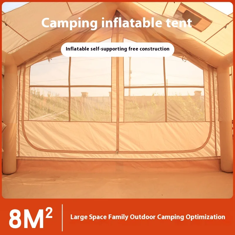 7 5 плоская надувная палатка с дымоходом большое пространство универсальная