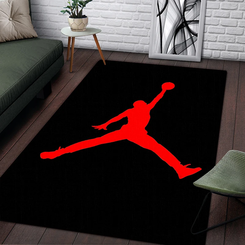 Basketball Printed Carpet Living Room Decor Sofa Table Rug Lounge Mat kitchen mats for floor Anti Slip large rug Chair Cushion