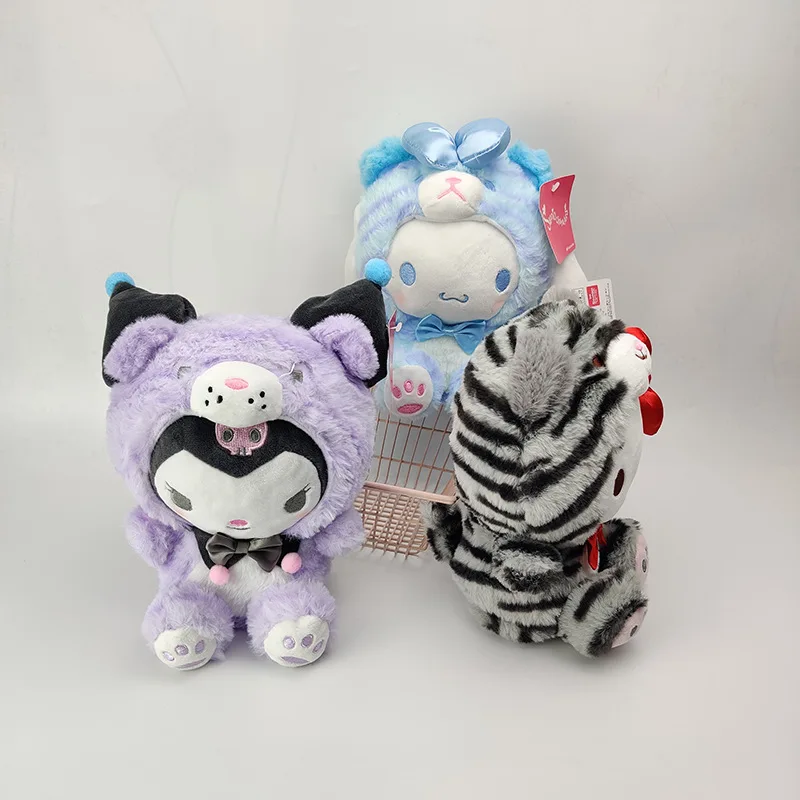Брелок Sanrio Cinnamoroll Hello KT Коты Плюшевые Куклы Kawaii My Melody Kuromi Purin аниме Мультяшные
