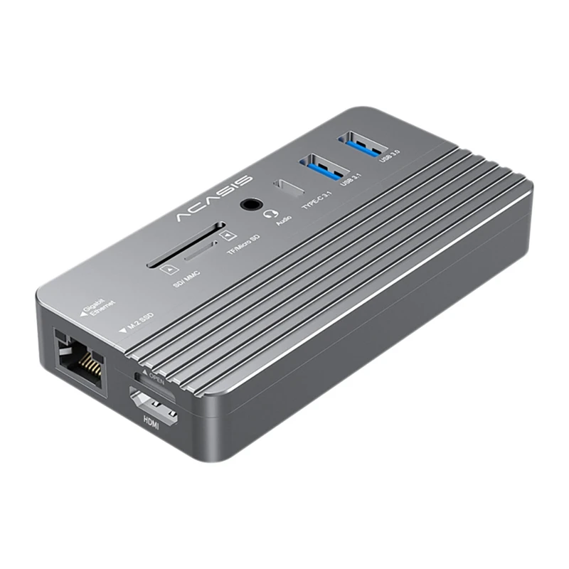 - ACASIS USB-C HUB 10  1  M.2 NVME  SATA NGFF SSD   HDMI 8   Windows/MAC/IPAD