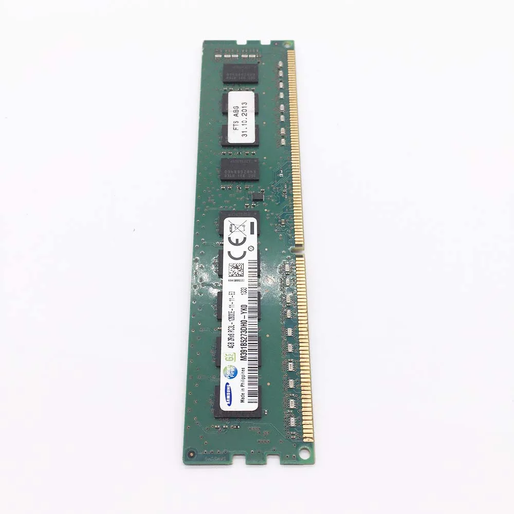 Память SDRAM DDR3 4 Гб 12800E M391B5273DHO-YKO 2Rx8 ОЗУ для настольного компьютера подходит для Sumsung 12800E-4G