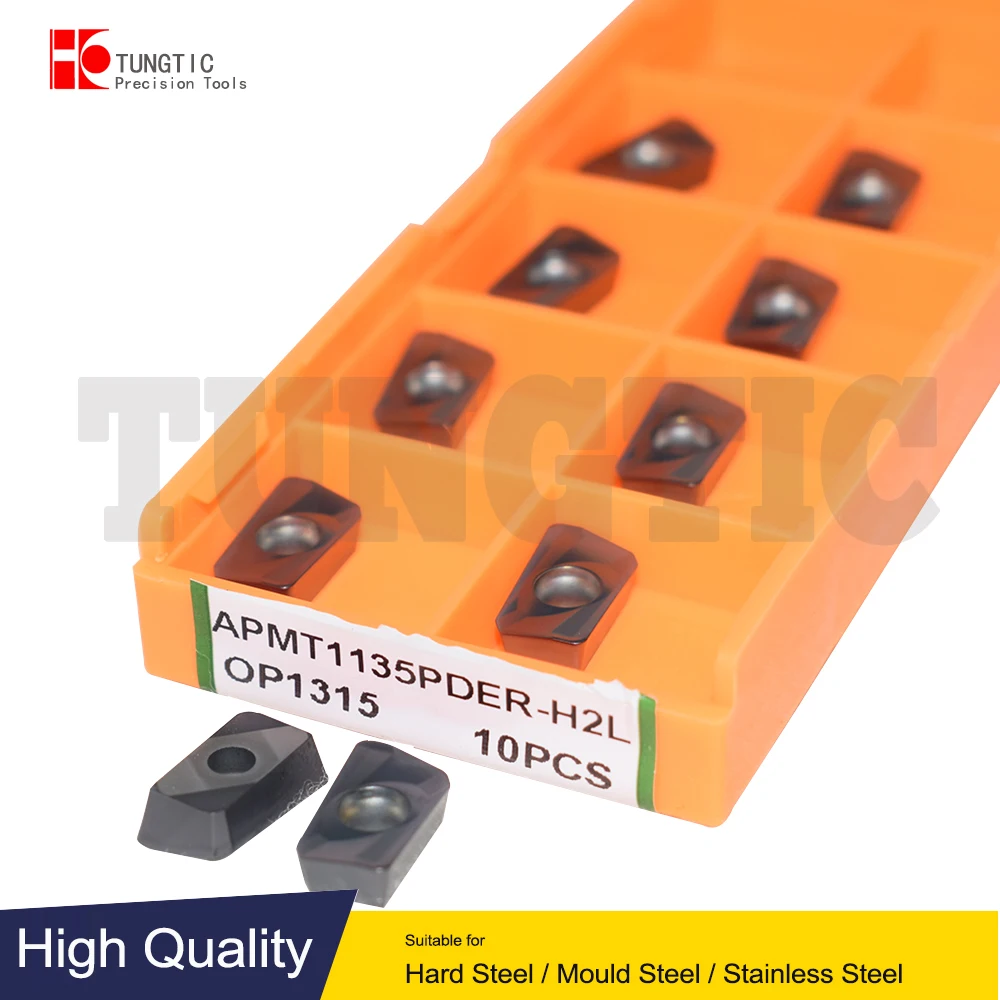 

APMT1135PDER-H2L OP1315 Milling Cutter CNC Insert Lathe Cutting Tool Machining Metal Turning Tools APMT1135PDER APMT 1135PDER