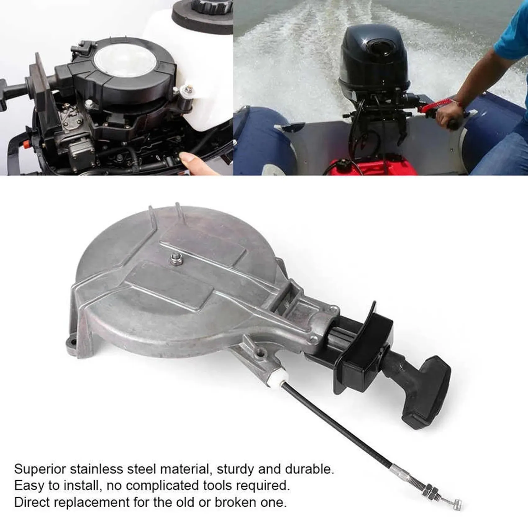 Подвесной стартер в сборе для Yamaha Pioneer 2-тактный 4HP/5HP/6HP 6E4-15710