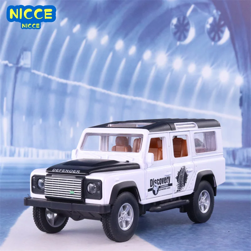 

NICCE 1:32 Land Rover Defender Off-road Vehicle Alloy Car Model Diecast Toy Vehicles Metal Car Model Collection Kids Gift A271