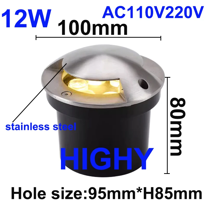 

Подземные светодиодные светильники HIGHY 3 Вт/6 Вт/12 Вт