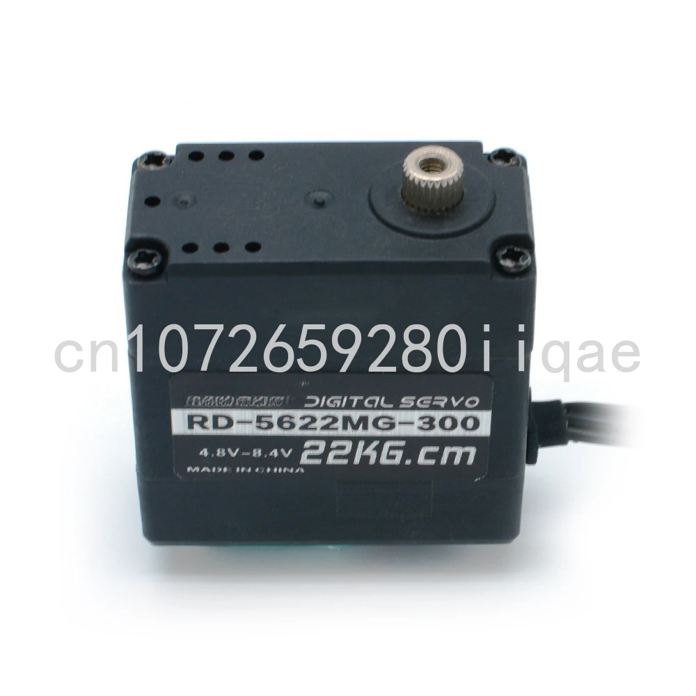 

Steering gear RD-5622MG-300 for 22kg metal teeth and 300-degree large torsion double-axis robot