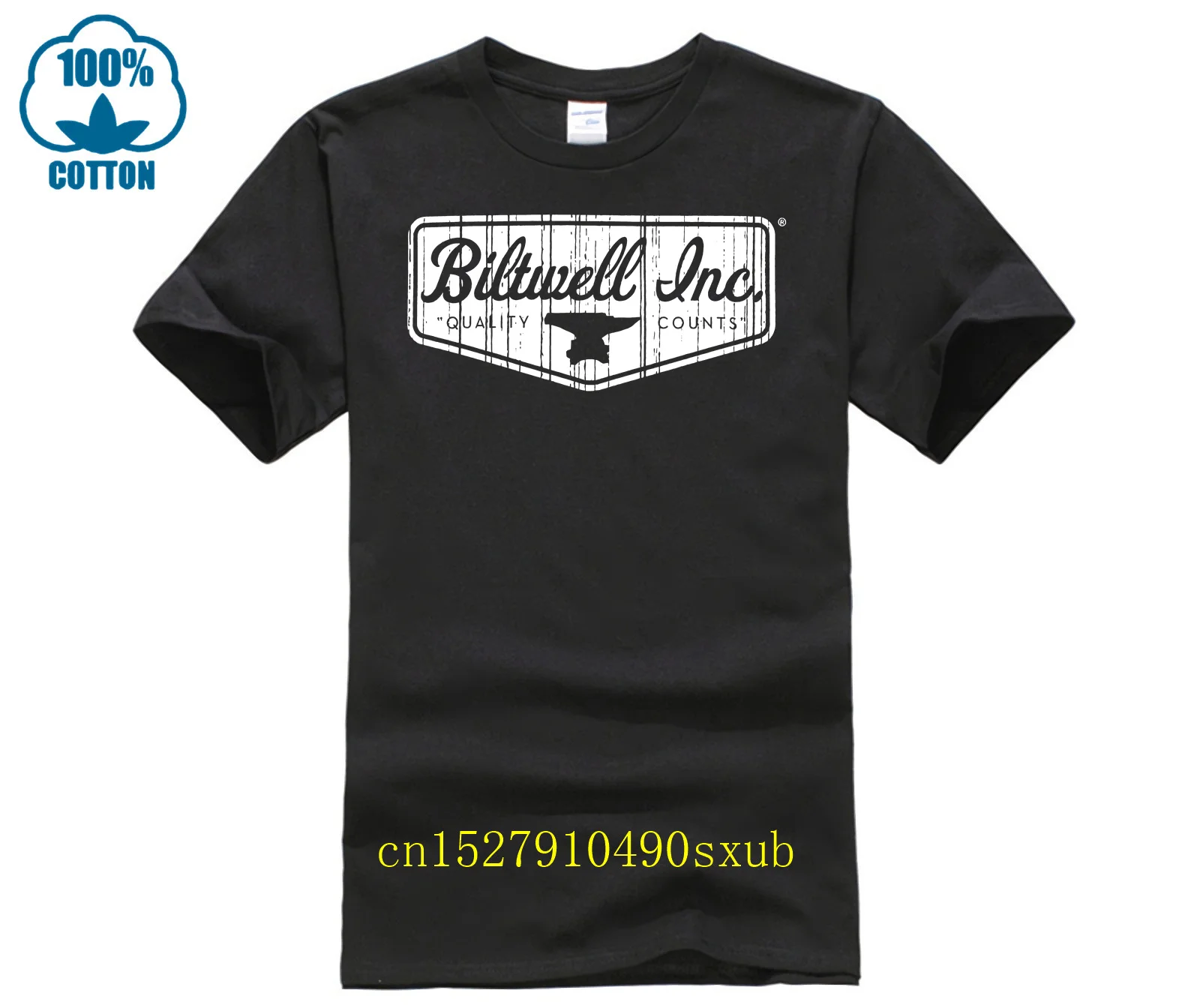 Men Casual T Shirts Biltwell Man Fashion Cotton Tops Black Size S 4xl
