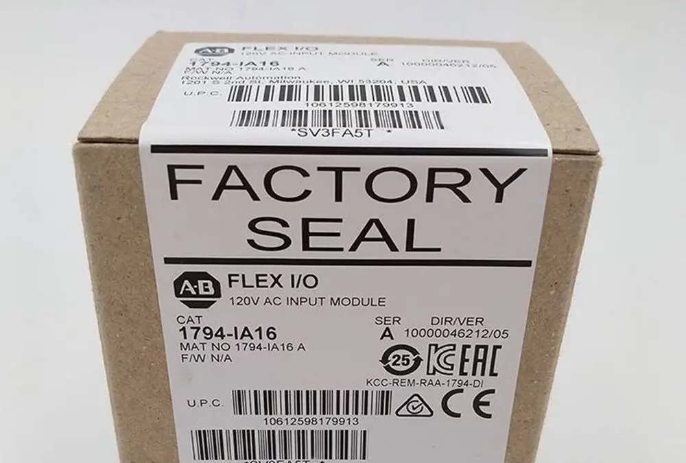 

NEW SEALED MFG ALLEN BRADLEY 1794-IA16 FLEX I/O SER A INPUT MOD 1794IA16