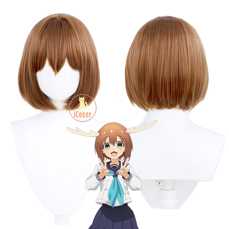 Noko Shikanoko косплей костюм парик аниме Мой олень друг нокотан платье школьная форма