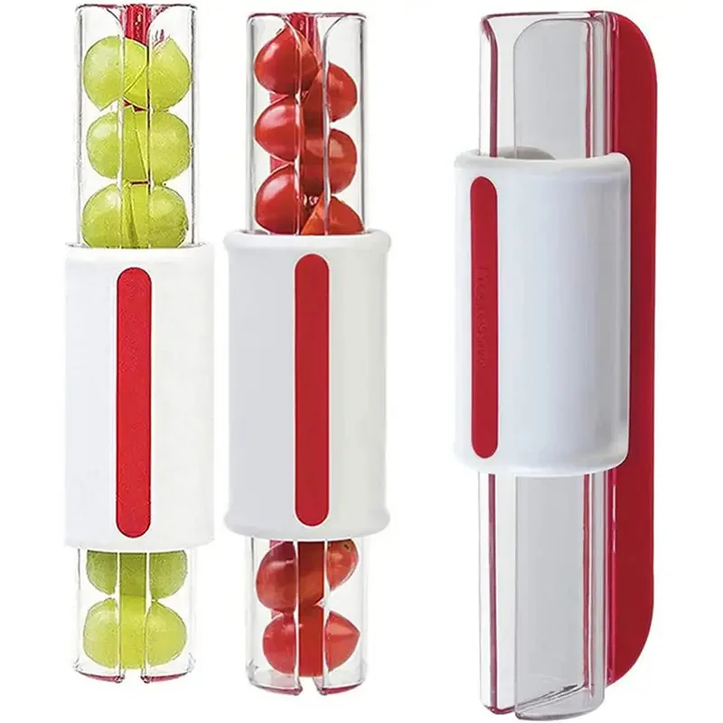 

Multifunction Fruit Cutter Tomato Grape Cherry Slicers Vegetable Salad Cooking Chopper Cake Decoration Tools Kitchen Accessories