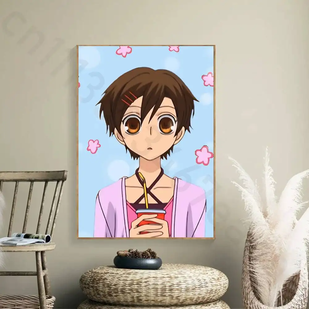 Фото Новый постер OHSHC O-Ouran High School, HD-плакат для домашнего декора, водонепроницаемый, для гостиной, бара, эстетичный декор №3