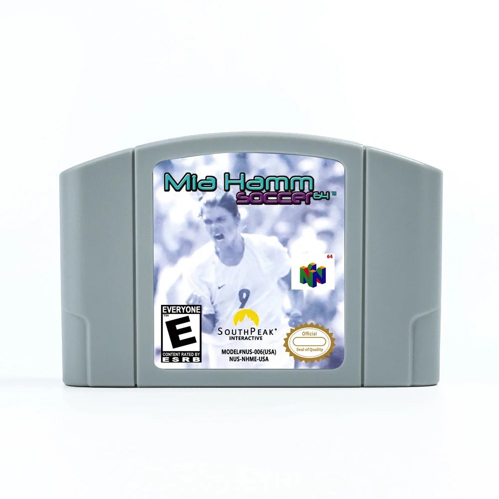 Игровой картридж Mia Hamm Soccer 64 для 64-битных консолей NTSC USA