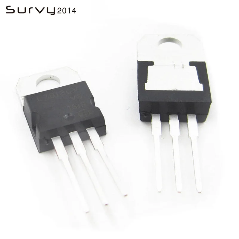 

10PCS L7812CV TO-220 L7812 LM7812 7812 Positive-Voltage Regulators diy electronics