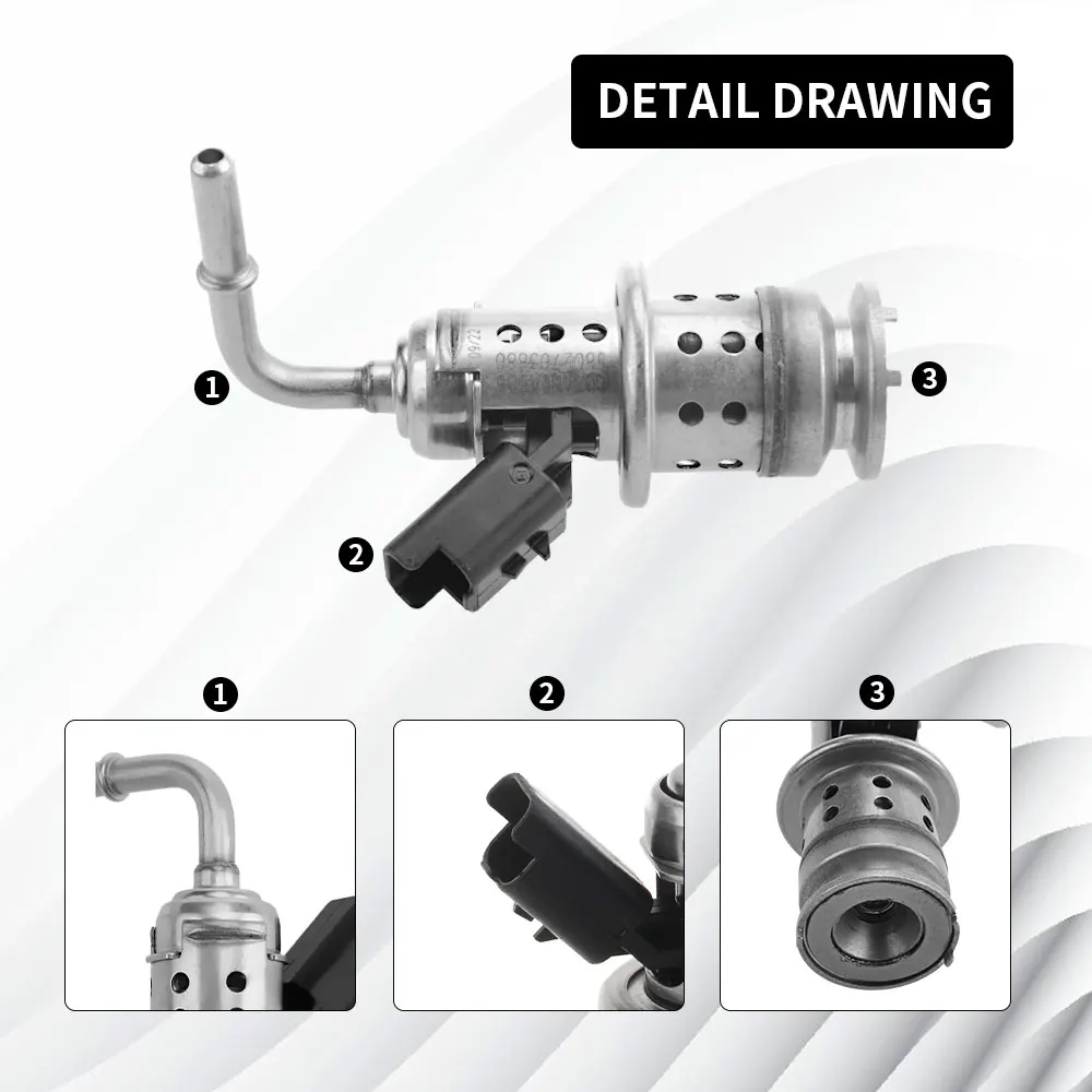 Высококачественный клапан топливной форсунки 9802763880 Для Citroen C3 C4 DS3 DS4 DS5 Berlingo Peugeot