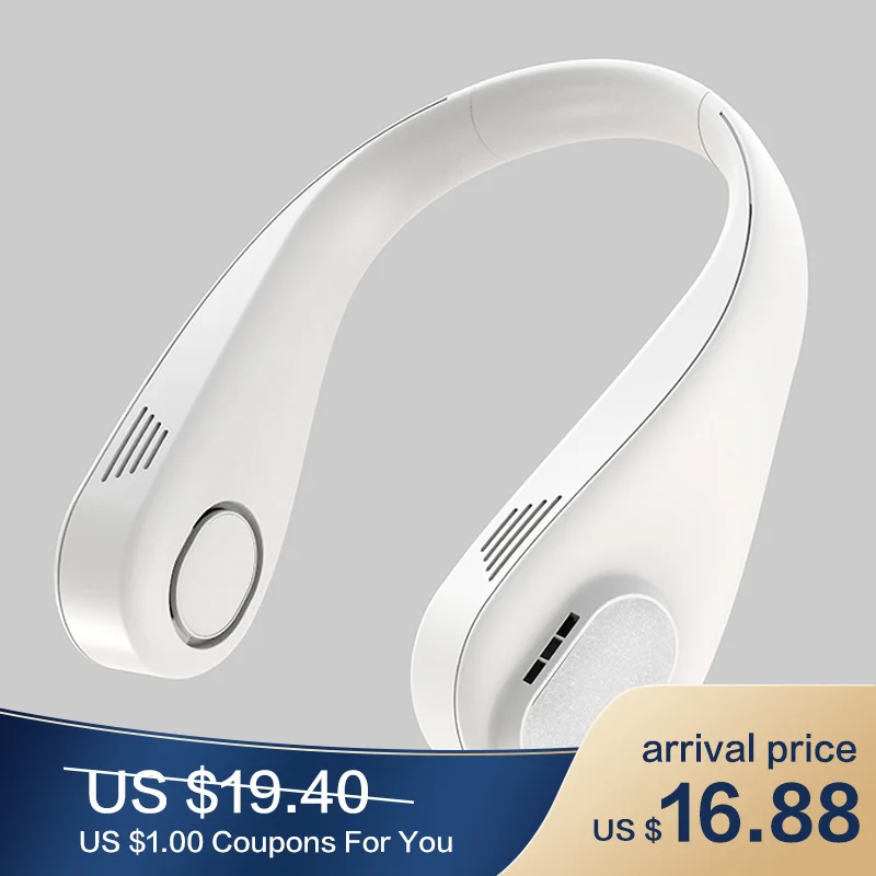 

Светильник лый Персональный вентилятор охлаждения USB Перезаряжаемый электронный портативный подвесной шейный воздушный вентилятор L18