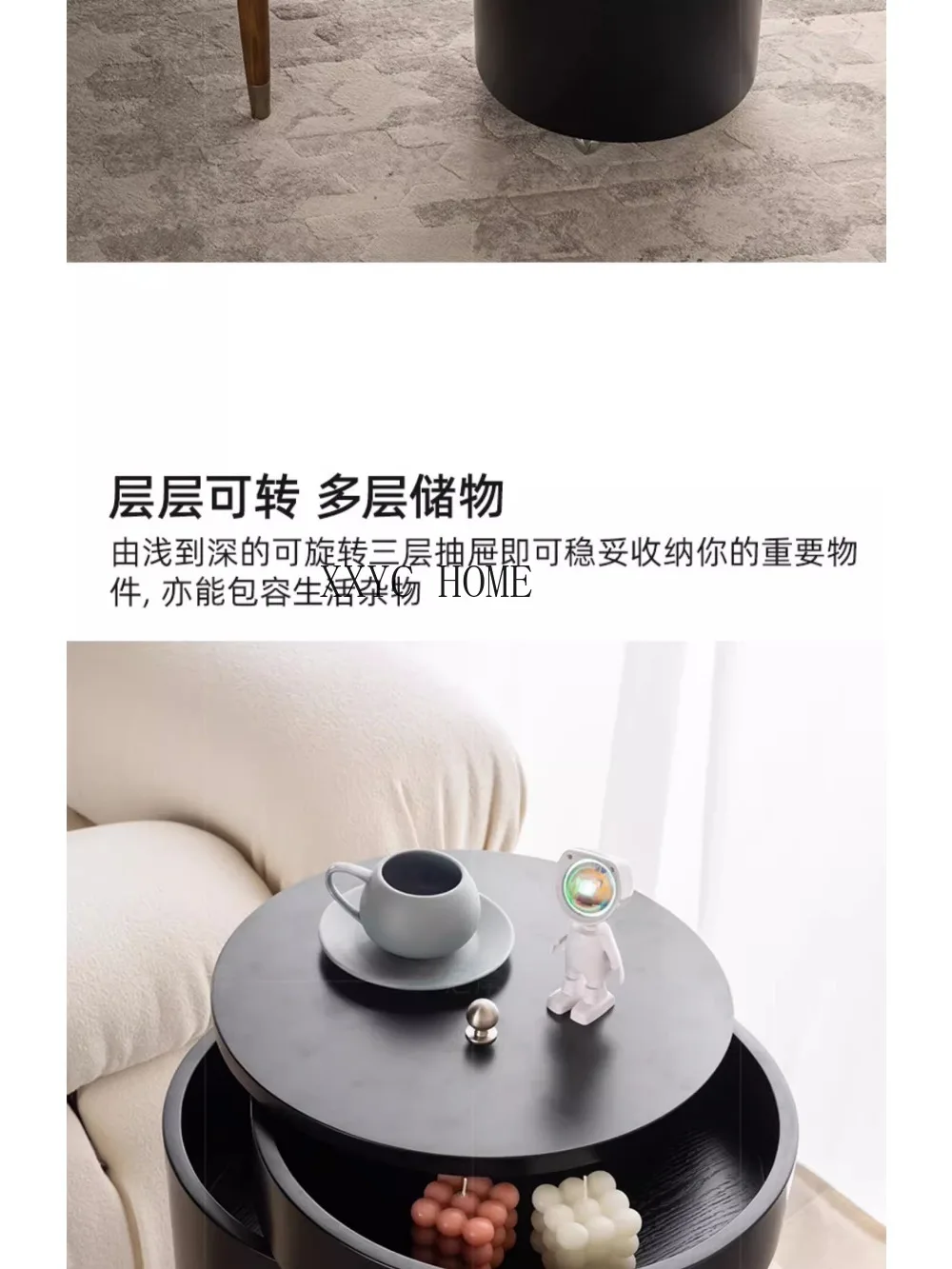 Шкаф-сервант боковой столик шкаф для хранения вращающийся шкафчик кабинета и