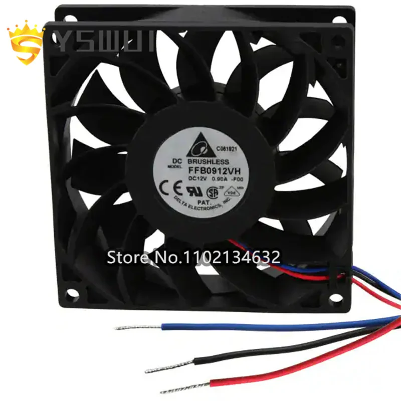 

FFB0912VH-F00 Original FAN AXIAL 92X25.4MM 12VDC WIRE