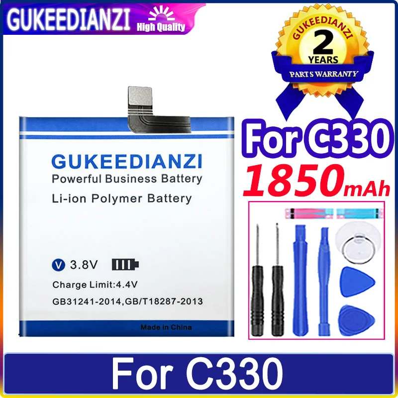 GUKEEDIANZI Replacement Battery C 330 1850mAh for C330 Batteries