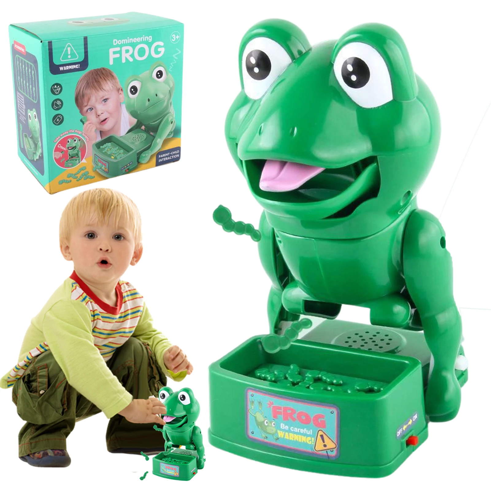 Stealing Insect Frog Biting Prank Toys Frog Game Tricky Toy Don't Wake The Frog Toys Parent-Child Interaction Intelligence Board