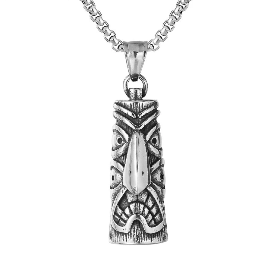 Megin D статуя из нержавеющей стали титана на Пасхальный остров огромный камень