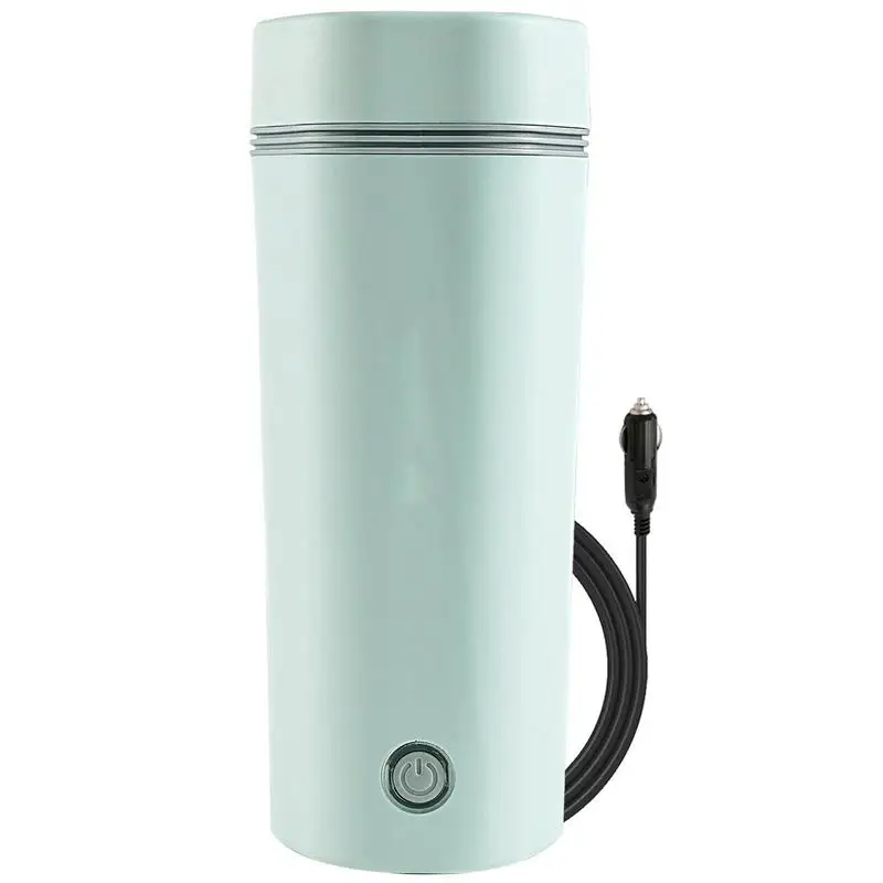 

12V Car Kettle Heater Portable Travel Bottle Water Heater Heating Cup Electric 350ML Boiling Water Kettle Auto Accessories