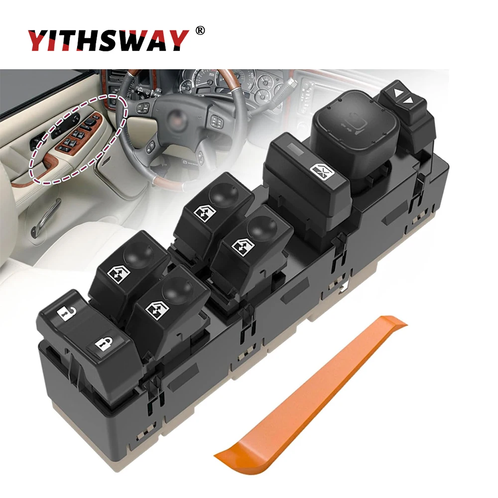 

15883429 Передний левый главный модуль переключателя стеклоподъемника, дверной замок со складным зеркалом для Hummer H2 2003 2004 2005 2006 2007