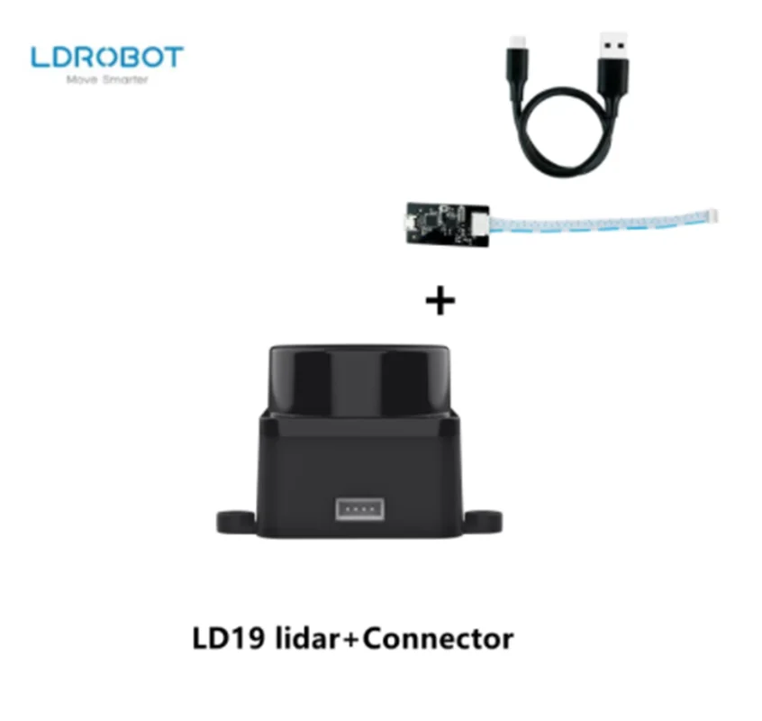 LDROBOT LD06 и LD19 TOF Лазерный Радар Lidar сканер 360 ° датчик времени полета - купить по