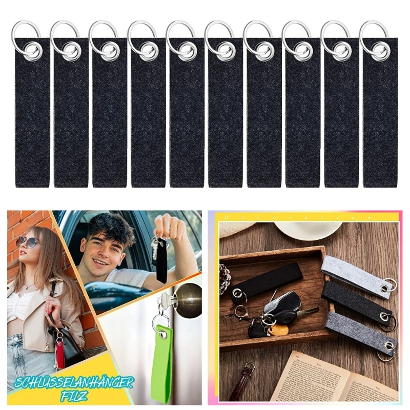 Войлочная цепочка для ключей, кулон, войлочный детский рюкзак, сделай сам, материал для валяния, детский брелок, украшения, J60F