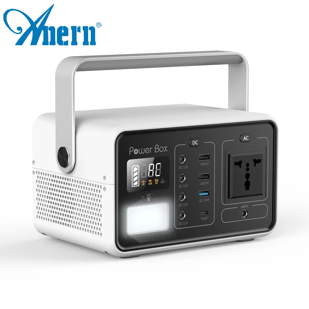 

Anern 220V-230V 200W Solar Generator 222Wh 60000mAh Portable Solar Power Station Pure Sine Wave Outdoor Energy Power Supply